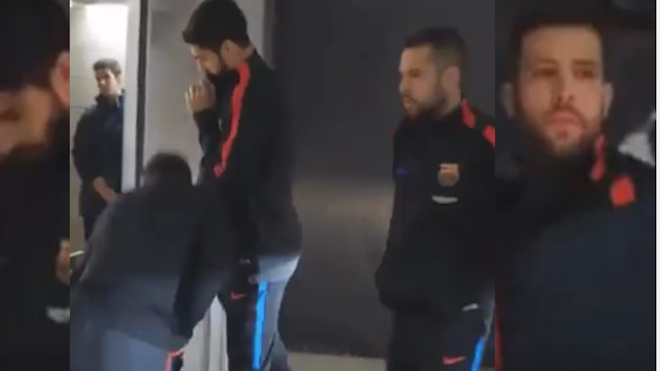 El GIF de Lionel Messi, Luis Suárez y Jordi Alba que se hizo viral