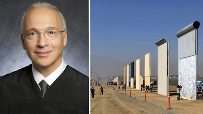 Juez criticado por Trump por ascendencia mexicana falla a favor del muro