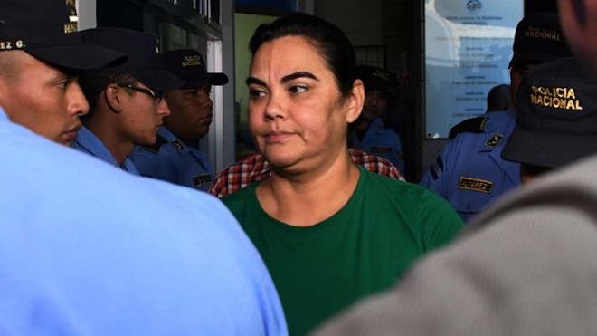 Exprimera dama de Honduras en primera audiencia judicial por corrupción