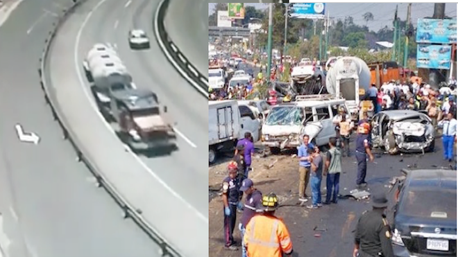 VIDEOS: Así fue el recorrido del tráiler que causó una tragedia en la Interamericana