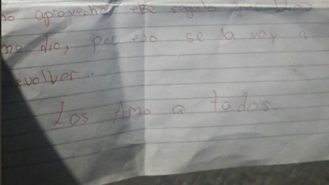 Conductor dejó carta de "despedida" antes de chocar en la Villa Lobos