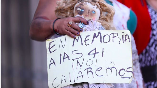 #DíaInternacionalDeLaMujer: Nos faltan 41, las víctimas del Hogar Seguro Virgen de la Asunción