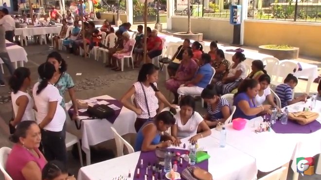 Mujeres emprendedoras celebraron su día con una feria en Retalhuleu