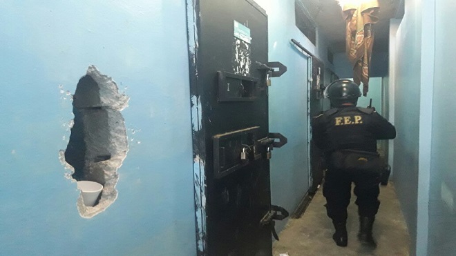 Localizan boquetes en paredes del correccional “Las Gaviotas”