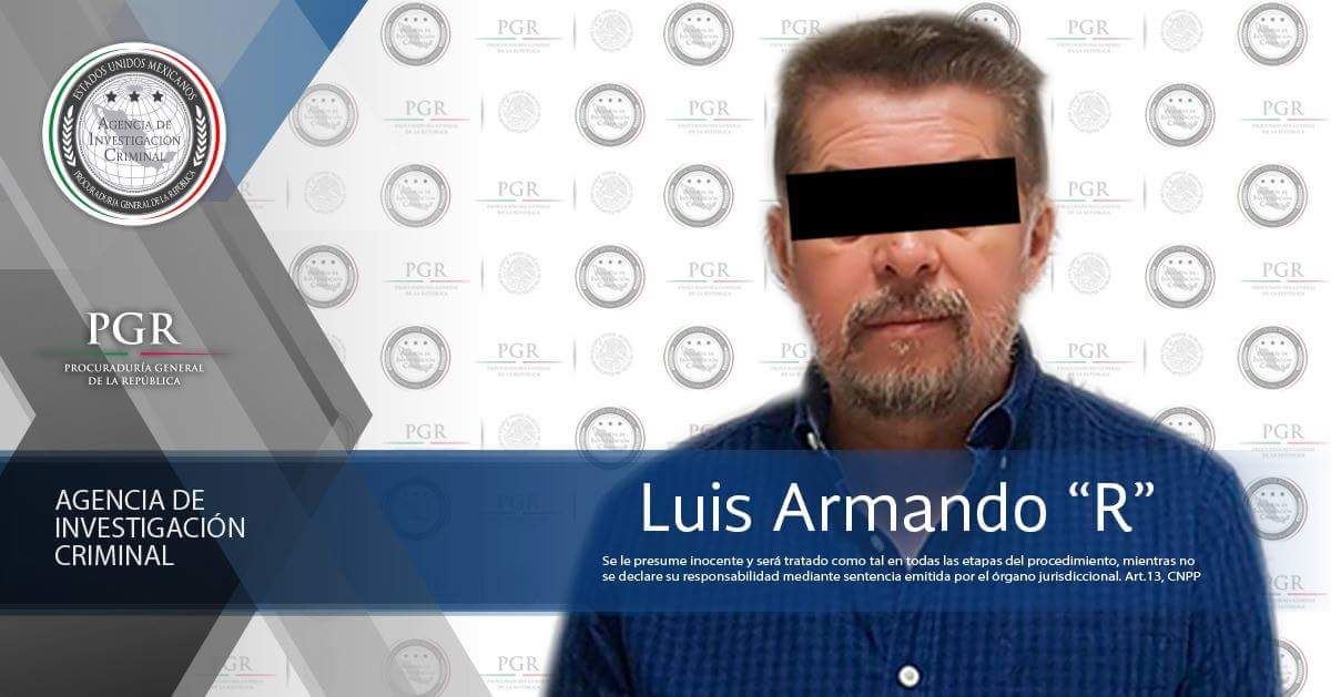 Barba, camisa azul y cabello teñido: Así detuvieron a Luis Rabbé