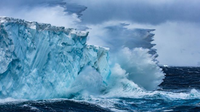 Así suena el tenebroso “canto” de la barrera de hielo de la Antártida