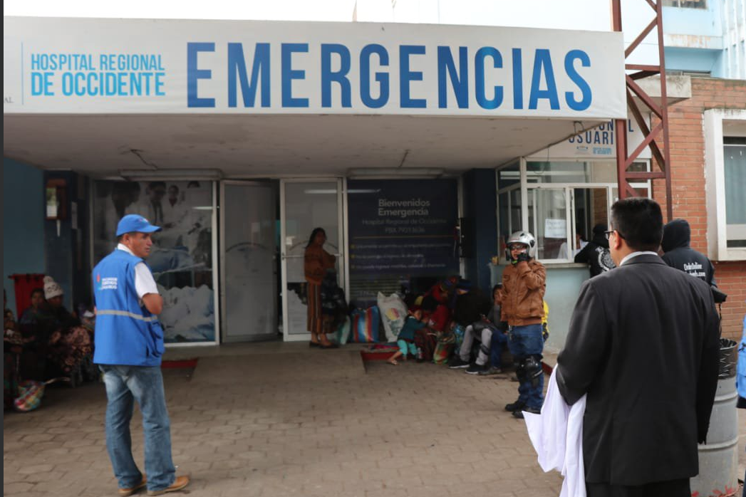 Hospital Regional de Occidente impedirá el ingreso a quienes vistan o porten lo siguiente