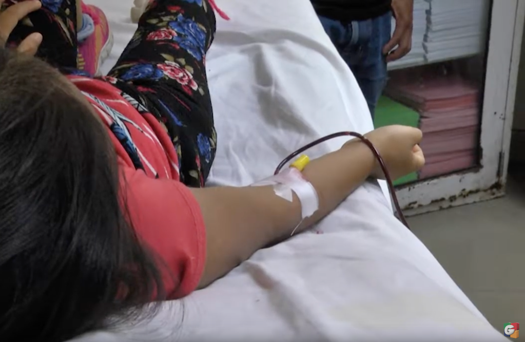 VIDEO: María Canel la niña que necesita transfusiones de sangre de por vida