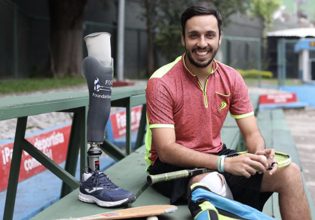 Juan Diego Blas, atleta del frontón