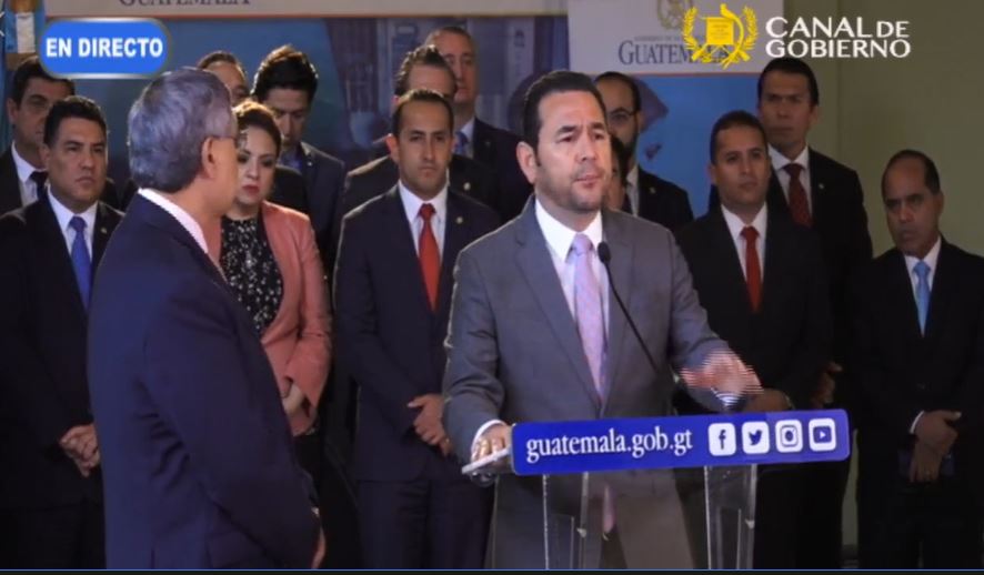 Gobierno de Jimmy Morales decretará un nuevo estado de Sitio