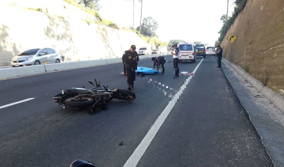 Motorista muere en accidente en el libramiento de Chimaltenango