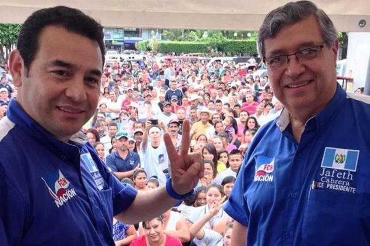 Cancelan a FCN-Nación, el partido que llevó a Jimmy Morales a la presidencia