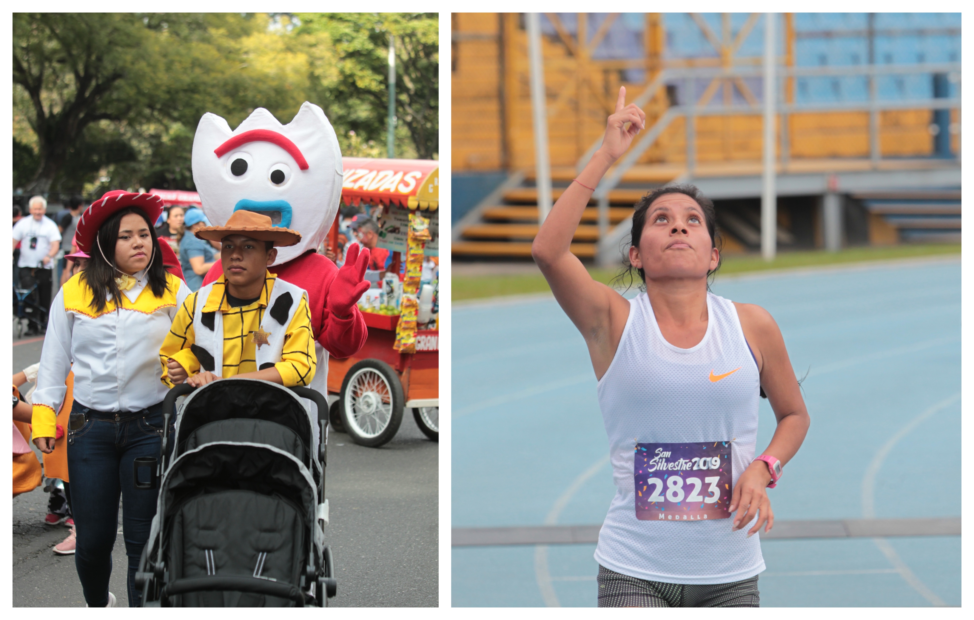 Los mejores disfraces y las frases destacadas de la San Silvestre 2019