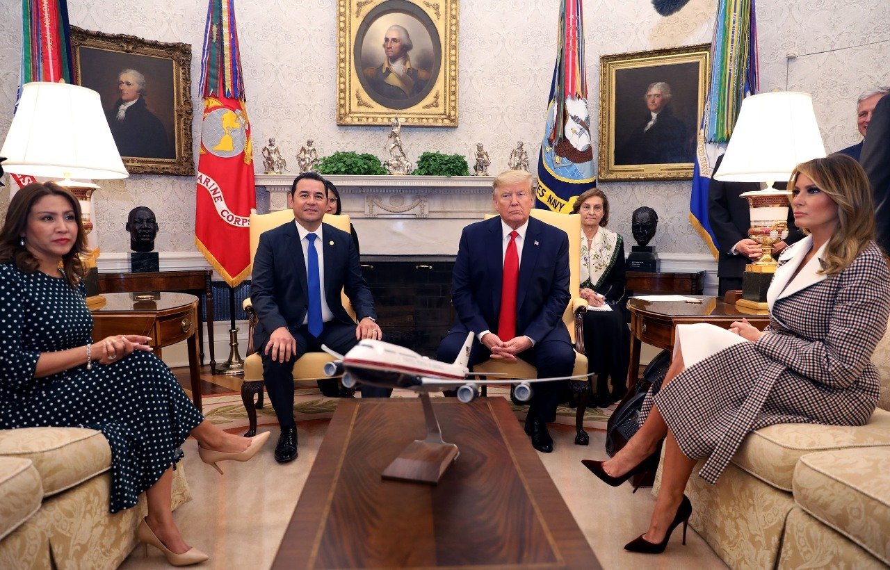 Jimmy Morales pide a Trump 100 mil visas de trabajo para guatemaltecos