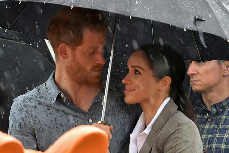 El príncipe Enrique y su esposa, Meghan