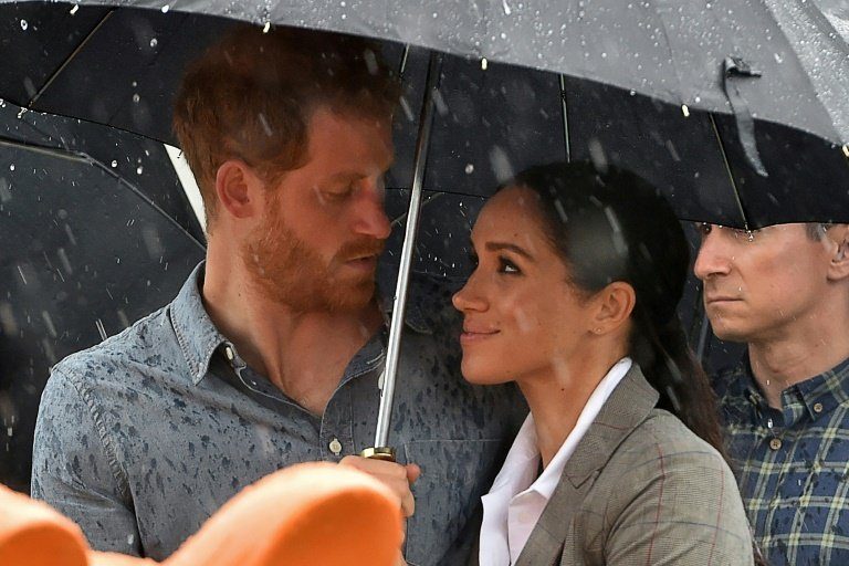El príncipe Enrique y su esposa, Meghan