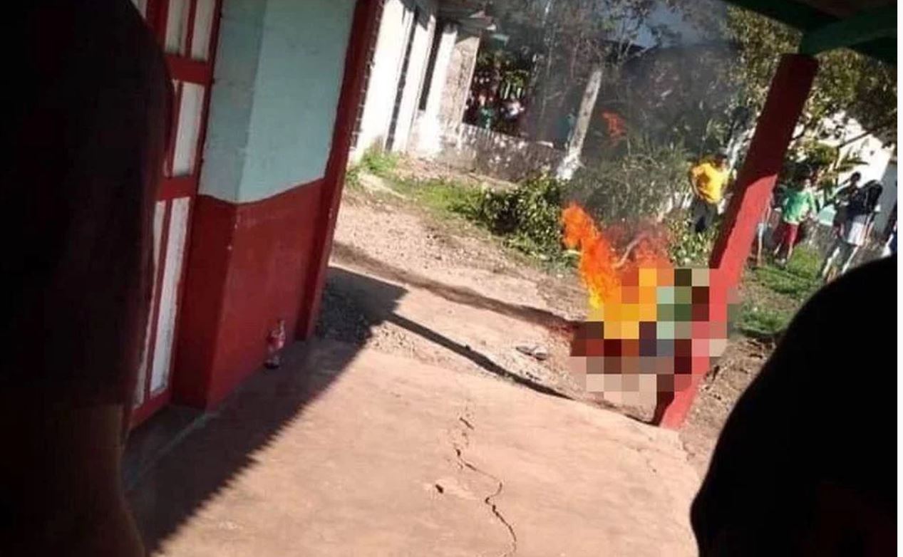 Quemaron vivo a un hombre acusado de violar y decapitar a una niña de 6 años