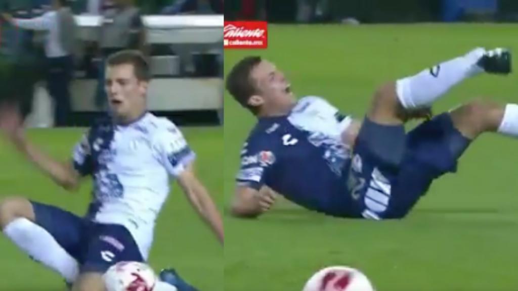 Escalofriante fractura en la pierna de futbolista mexicano durante su debut en Primera División