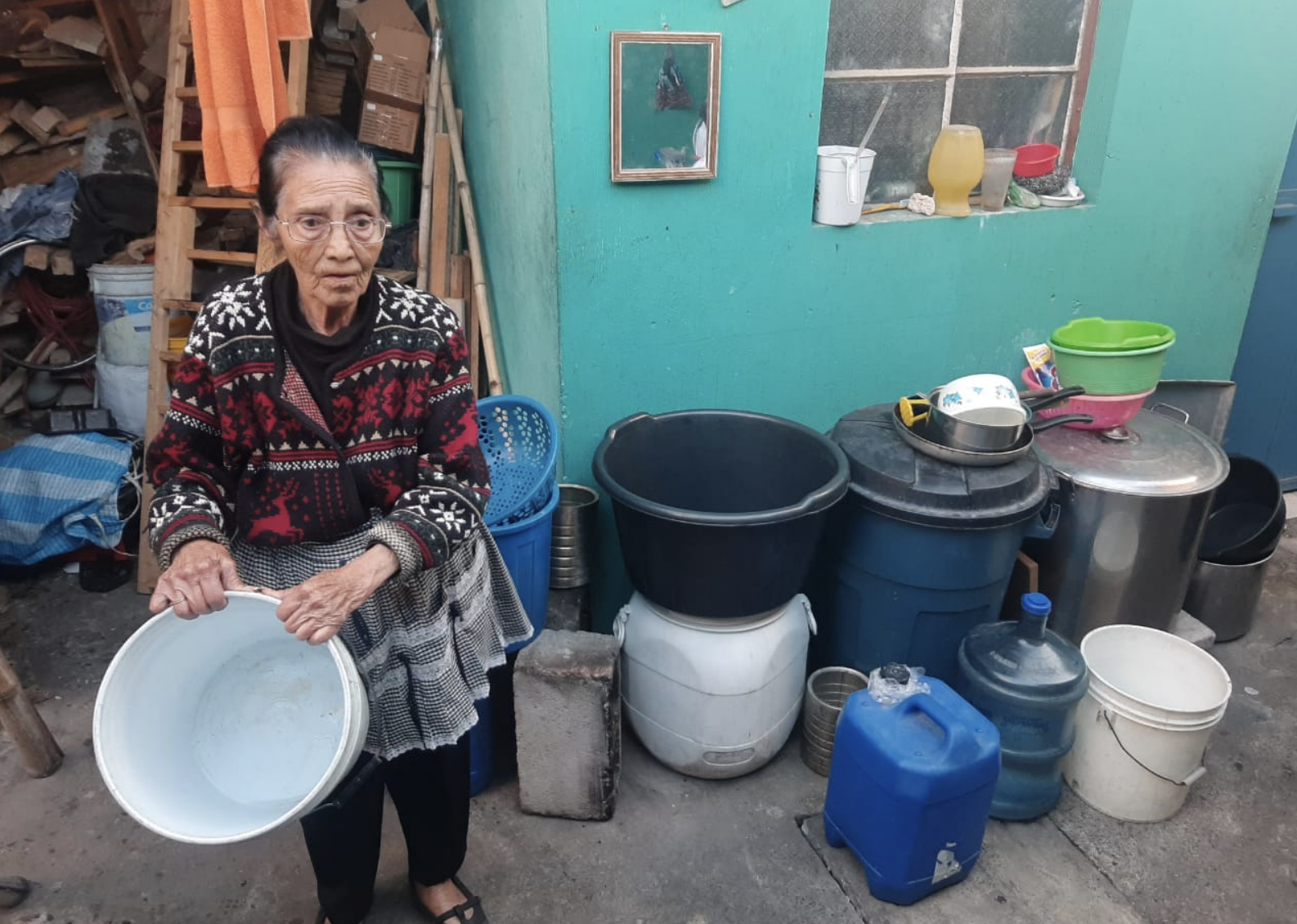 "Pagamos por aire" vecinos de La Ranchería en Z.7 llevan tres meses sin agua