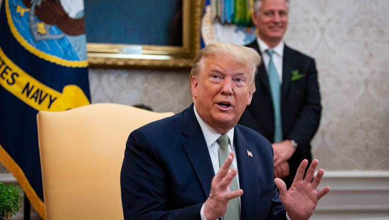Donald Trump da negativo en la prueba del coronavirus