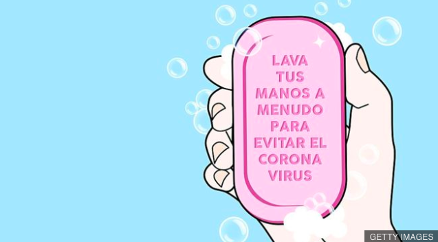 lavate las manos