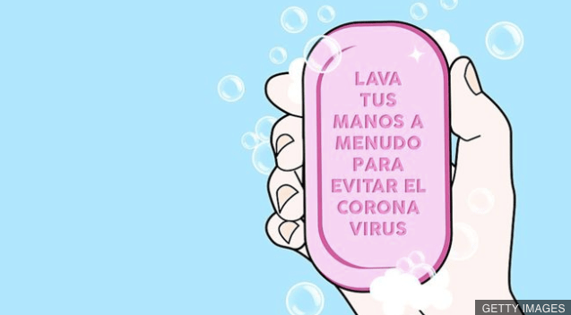 lavate las manos