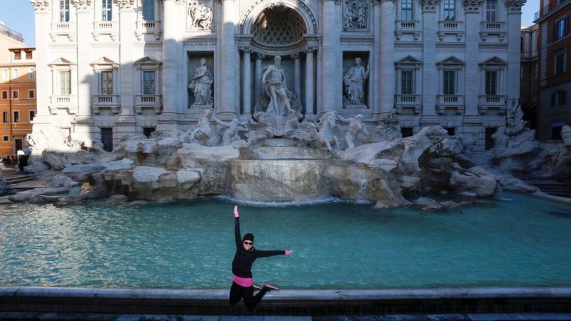 Fontana di Trevi, en Roma