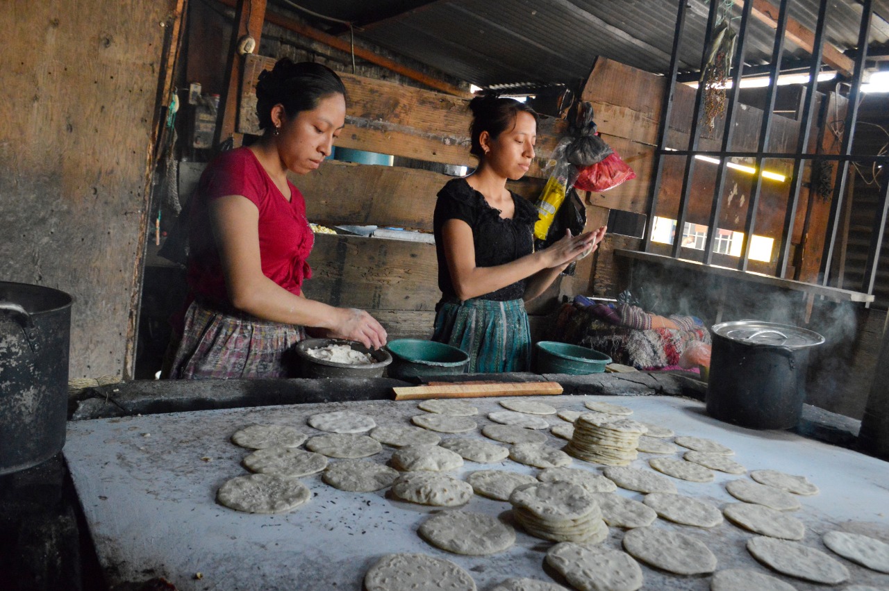 Venta de tortillas Guatemala