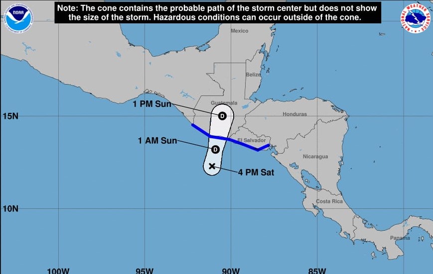 Lluvias por depresión tropical 2-E podrían incrementarse en las próximas horas