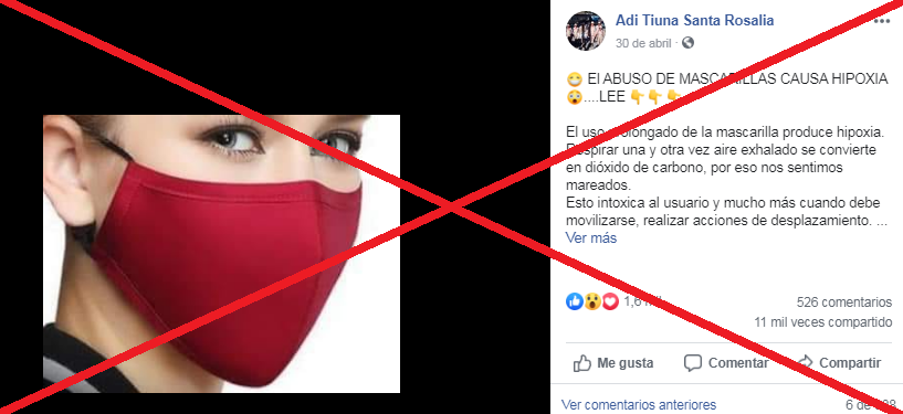 Verificamos por usted: ¿Usar mascarilla para evitar el coronavirus provoca&hellip;