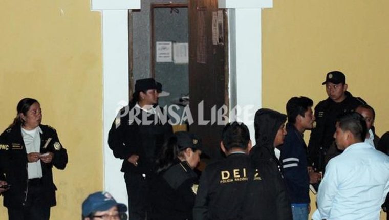 Estación de policía en Salcajá, Quetzaltenango