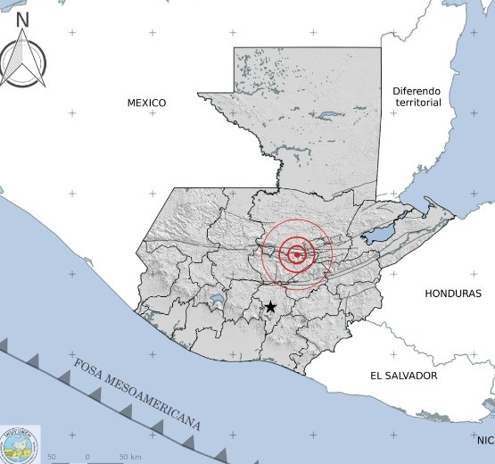 Cuál fue la falla geológica que provocó un temblor de 4.2 grados en el norte de Guatemala este 20 de julio