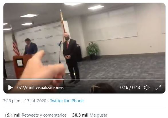 “No haces nada”: El reclamo de un ciudadano al gobernador de Florida ante el coronavirus
