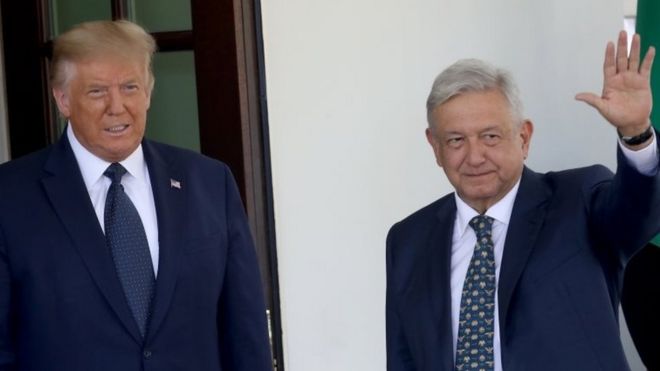 Donald Trump y Andrés Manuel López Obrador