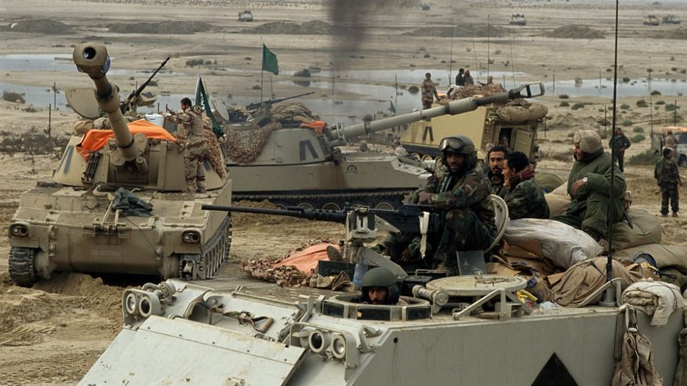Getty Images Biden votó en contra de la Guerra del Golfo en 1991.