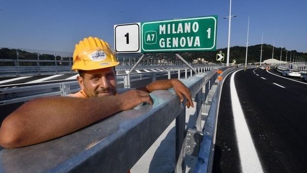 Así es el nuevo puente de Génova que sustituye al que se desplomó trágicamente hace dos años dejando 43 muertos