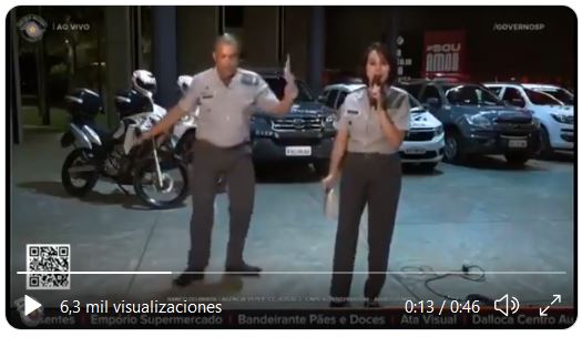 Video: el baile viral de un policía en Brasil que disparó las donaciones de alimentos