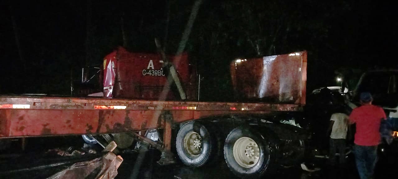 Tragedia en carretera: Un muerto y 10 heridos en colisión de tres vehículos en ruta al Atlántico