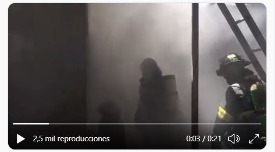 Incendio en fábrica de chicharrines alarma a vecinos de zona 7