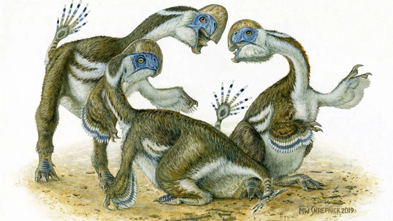 Emplumados y sin dientes: cómo era una nueva especie de dinosaurios cuyos fósiles fueron hallados en Mongolia