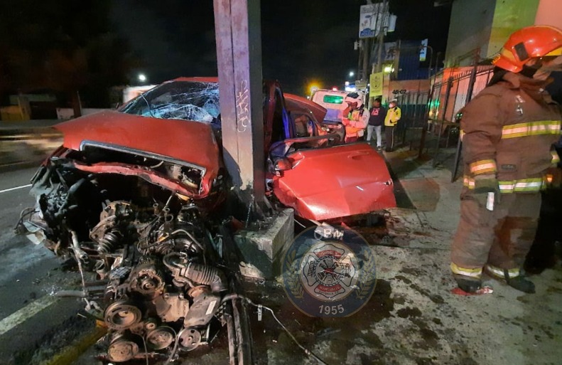 Accidentes viales en la noche de Halloween cobran vidas en la capital