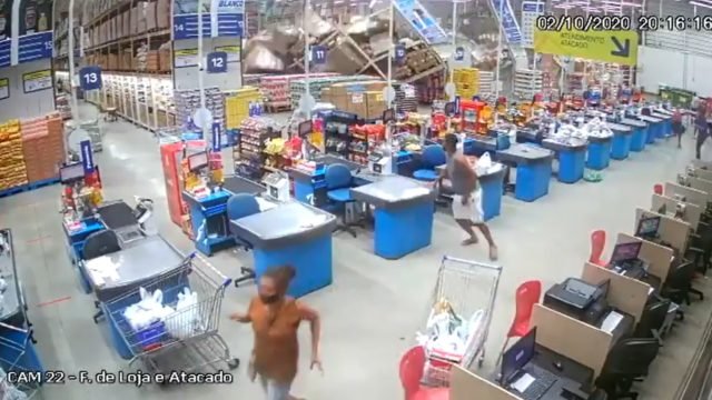 Accidente en supermercado de Brasil