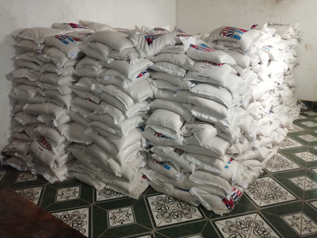 Decomisan arroz que fue almacenado en oficinas del partido de Giammattei en Quiché