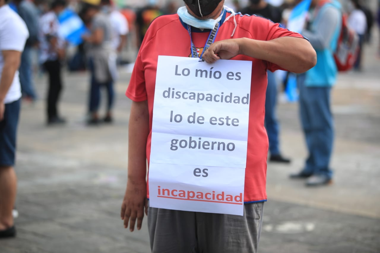 Manifestación en Guatemala