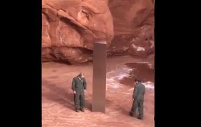 ¿Una estructura extraterrestre? Misterioso obelisco hallado en desierto de Estados Unidos dispara teorías