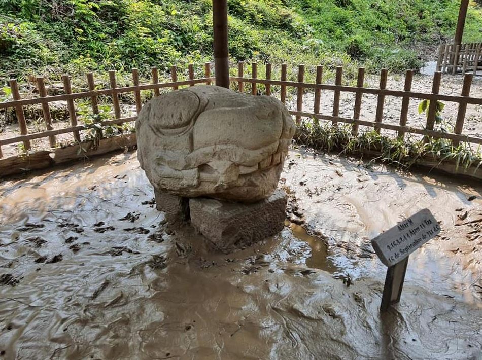 Así son los daños que causó Eta en el Sitio Arqueológico Quiriguá, en Izabal
