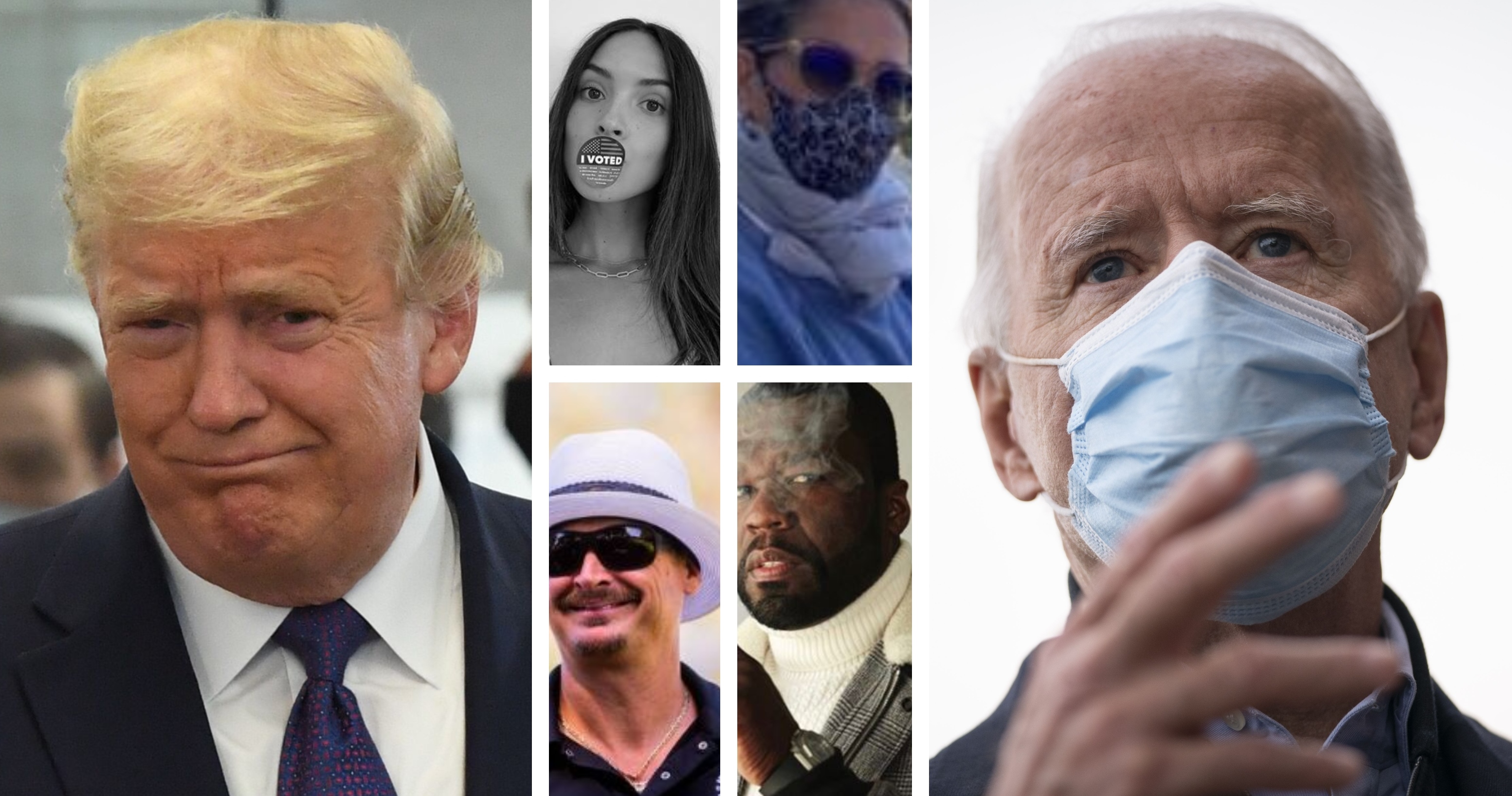 Trump contra Biden: A quién apoyaron los famosos en la elección de Estados Unidos