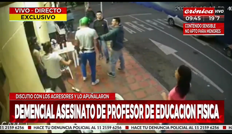 VIDEO: Discusión por una cuenta de bar terminó en un asesinato en Colombia