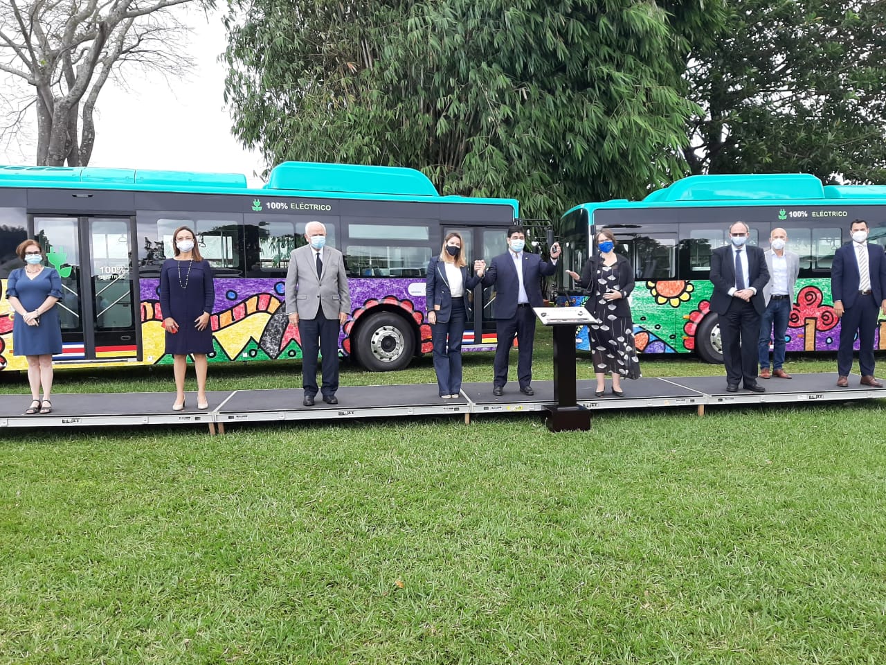 Galería: así son los autobuses eléctricos que pronto circularán en Costa Rica