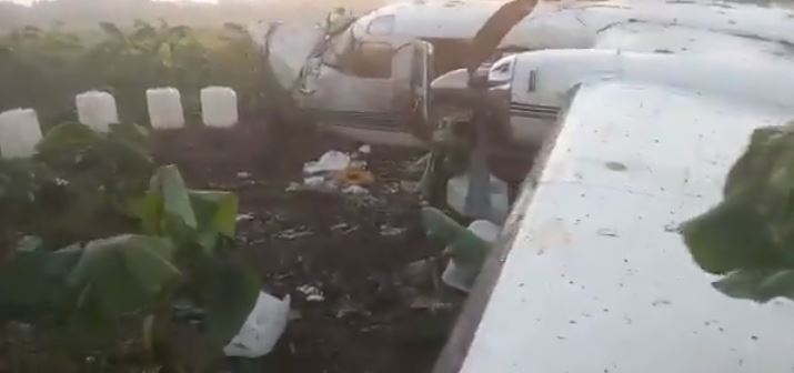 Localizan en San José La Máquina aeronave que violó el espacio aéreo nacional
